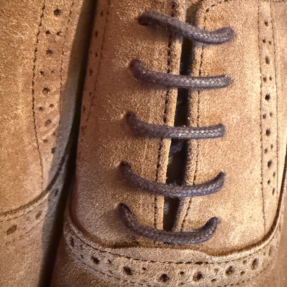 Nettleton Suede Oxford Shoes - Picture 7 of 8